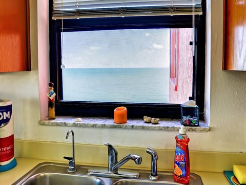 Water views from kitchen sink