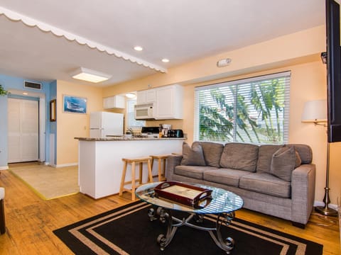 Sleeper couch accommodates 2