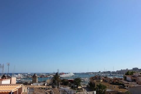 paseo maritimo a 100 metros, vistas al club naútico de Palma.