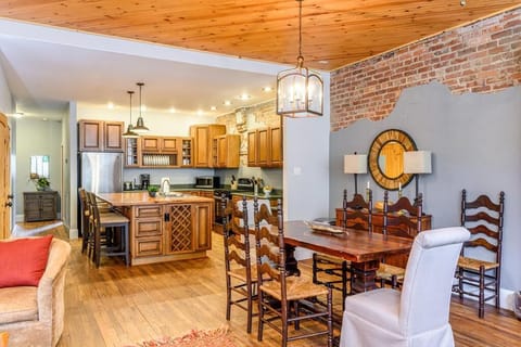 Cozy interior with modern appointments