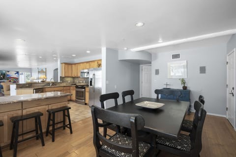 Dining table for a delicious dinner.