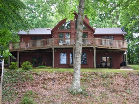 View of home from lakeside dock