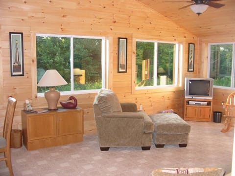24x14 Sunroom-Big Windows & Knotty Pine-Feels Like Nature is All Around You!