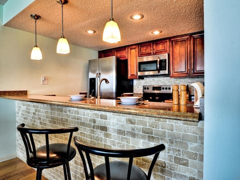 Breakfast bar is a great place for a quick meal.