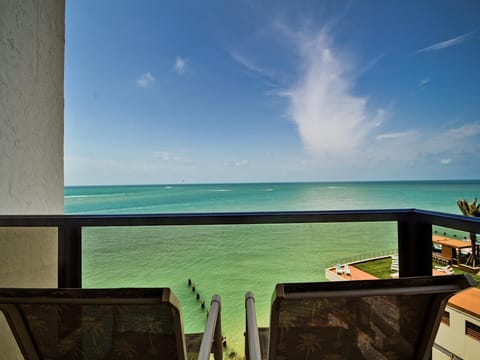 Come enjoy the view of the bay from the balcony.