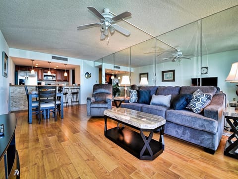Open floor plan makes for great family interaction.
