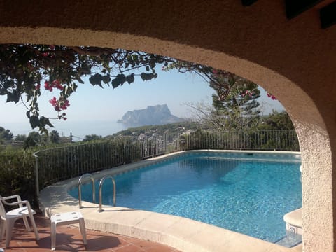 Vista from the terrace. 