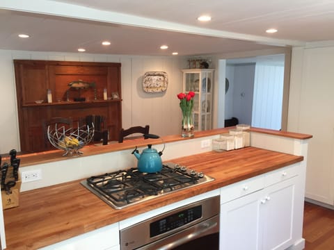 Kitchen looking into the dining room