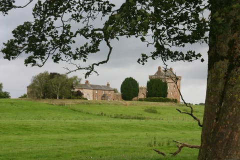 Kirkandrews House from the River Esk