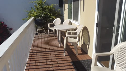 Balcony on Front with Charcoal BBQ