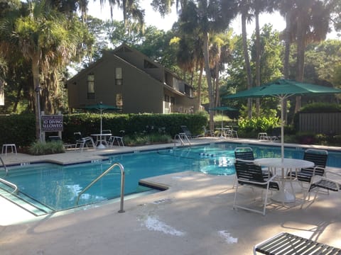 Spicebush has a great pool area right next to tennis, the firepit and grills