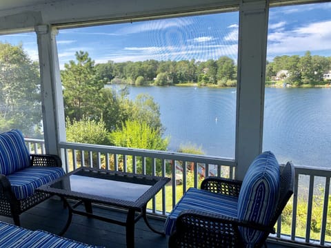 View from the screened porch