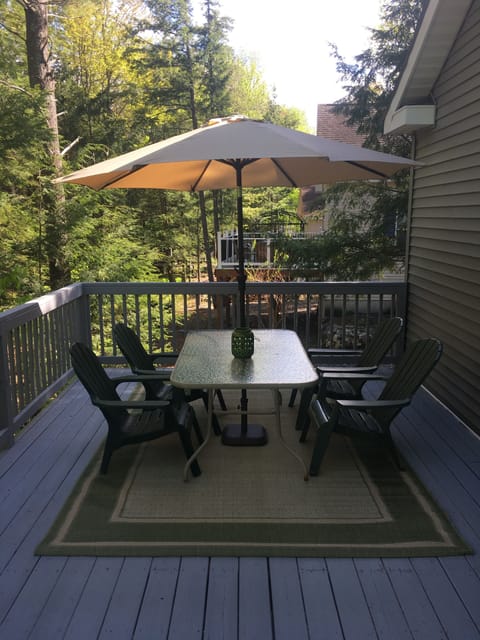 Nice spot to relax after a day at the beach or golfing.