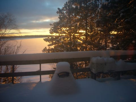 View from the deck in Feb.