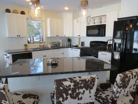 Fully stocked kitchen