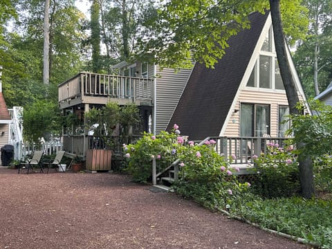 Large private driveway 
