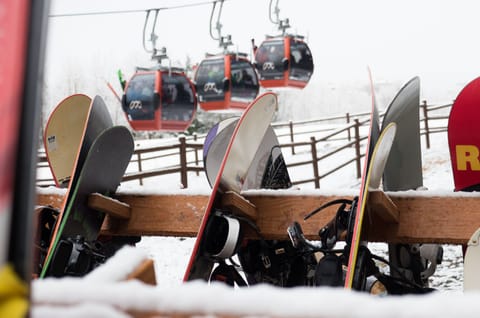 Ski-In/Ski-Out with Ski Valet Service.  Aloha Ski Rental is on Property