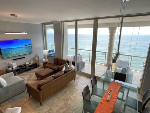 Living Room w/ 70 inch TV