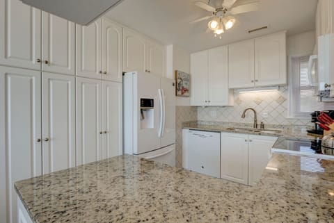 The refrigerator has 2 ice makers. Xtra large pantry for all your food & drinks