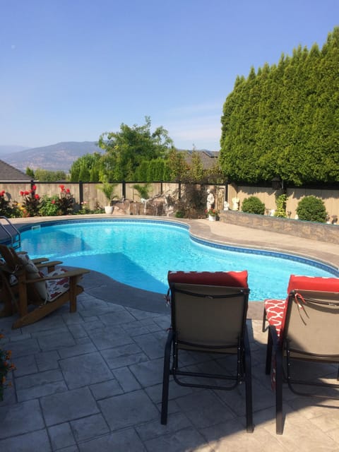 guests have full access to pool and back yard space