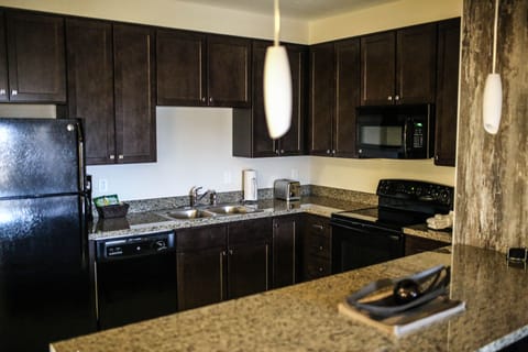 Kitchen for home-cooked meals