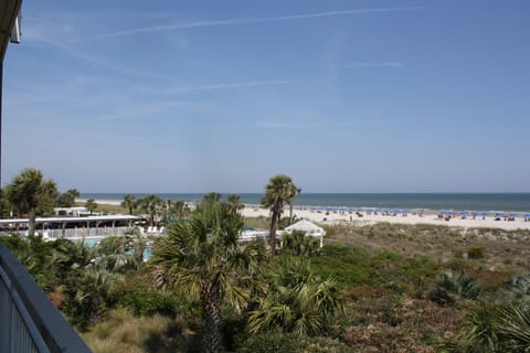 View from condo private balcony