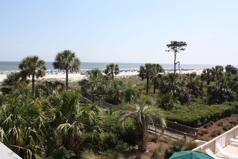 View from condo private balcony