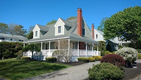 Great porch for morning coffee and evening wine!