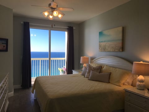 Beach front master bedroom