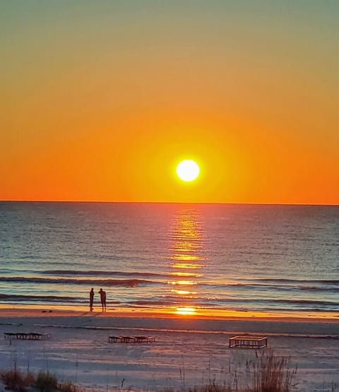 Sunset on our beautiful beach 
