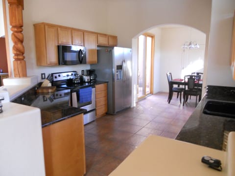 Well stocked kitchen