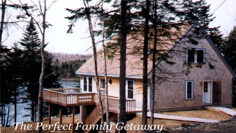 The main house,  a 5 1/2 acre family compound right on the ocean.