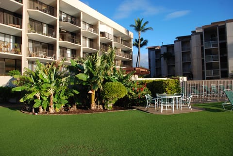 From the ocean to the condo's, table & pool