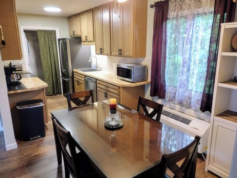 Kitchen and dining area