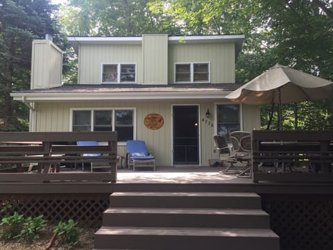 Large deck for relaxing