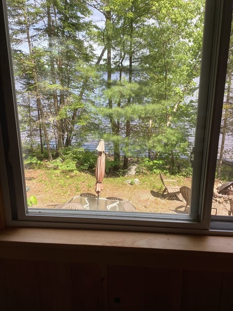 Outside dining area.