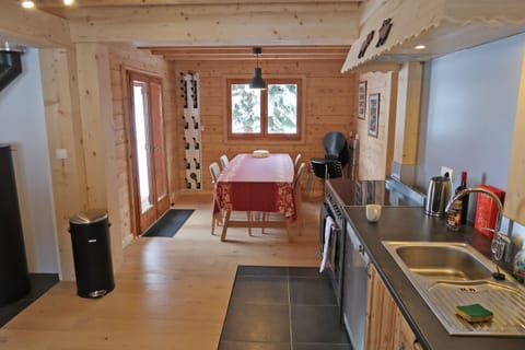 Large dining table with extension and seating for up to 9