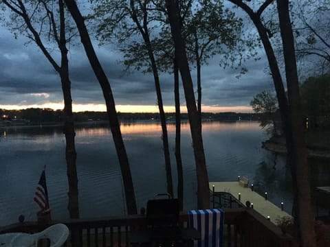 Lighted dock available for guests boats