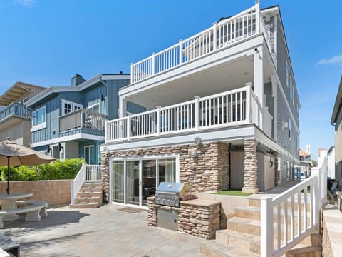 Cement table seats 12-16 people plus, additional table provided upon request