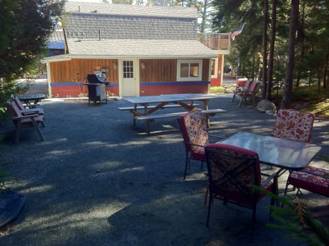 Patio with Weber Grill