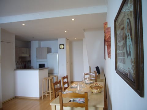 Living room with kitchen