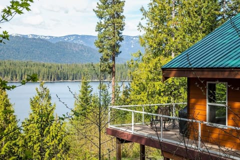 Side of Cabin looking out on water
