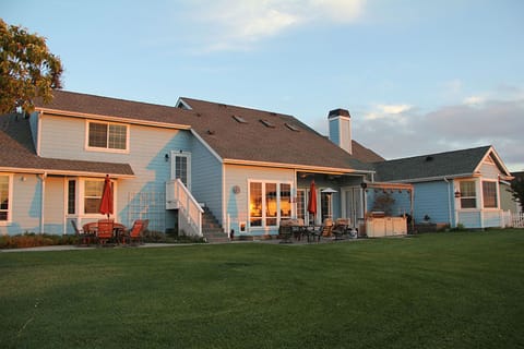 View of house from back yard