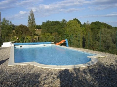 The 11 x 5 m solar heated pool