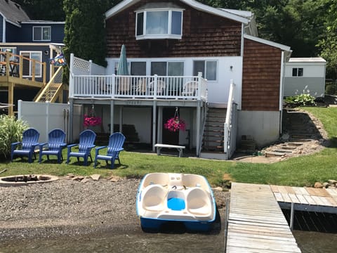 View of house from the dock.