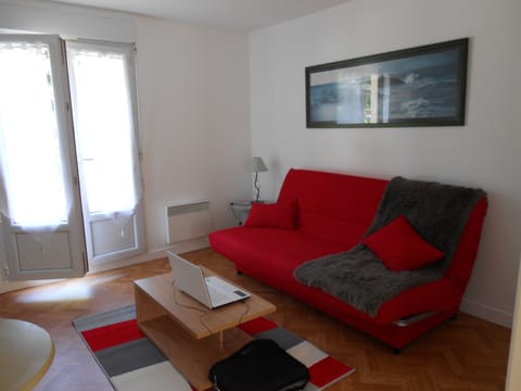 Living room with new sofa bed 140 x 190