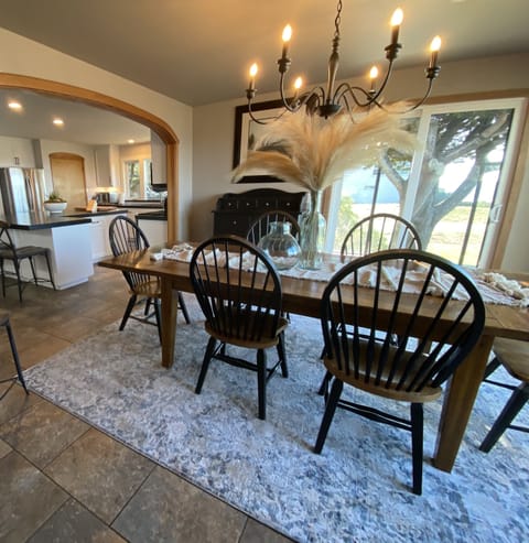 Large dining table to enjoy with many guests