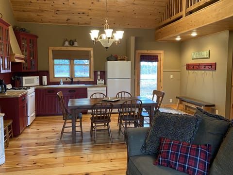 Main floor kitchen and living room