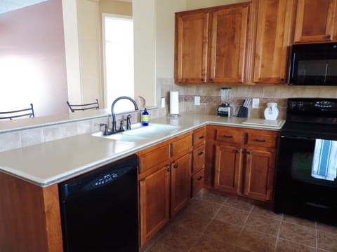 kitchen sink and bar