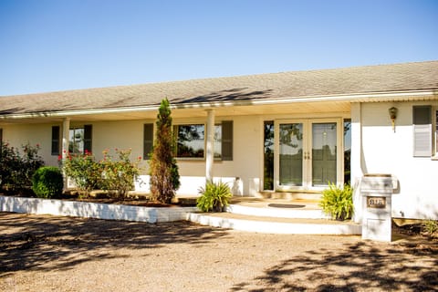 Enter the property through our front double doors from the circle drive. 